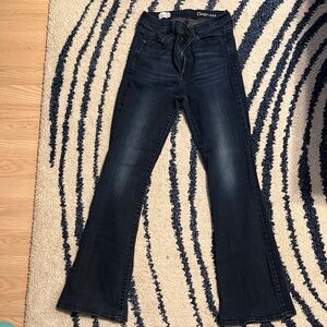 GAP Women's Dark Blue Flare Jeans